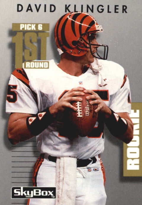 NFL 1992 SkyBox Prime Time - No 238 - David Klingler