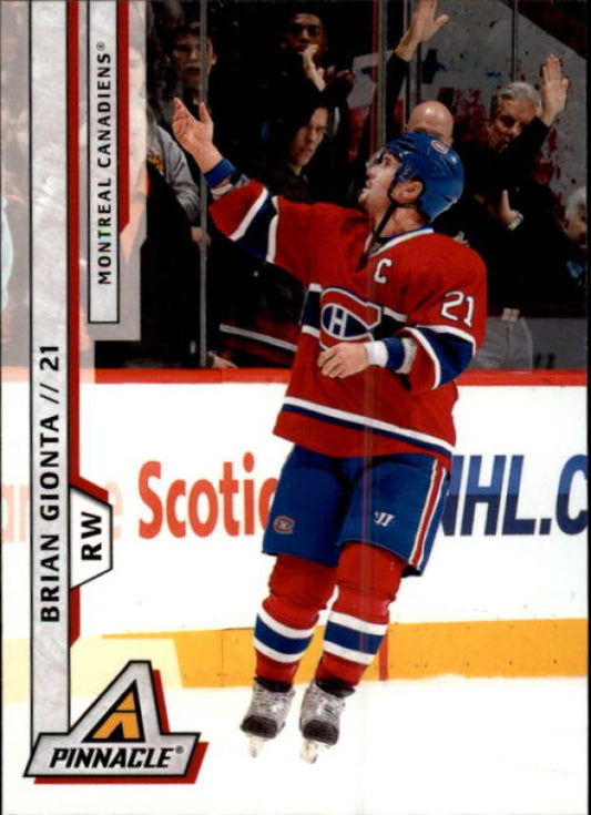 NHL 2010-11 Pinnacle - No 96 - Brian Gionta