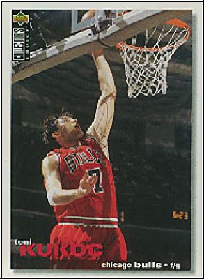 NBA 1995-96 Collector's Choice International French II - No 16 - Tony Kukoc