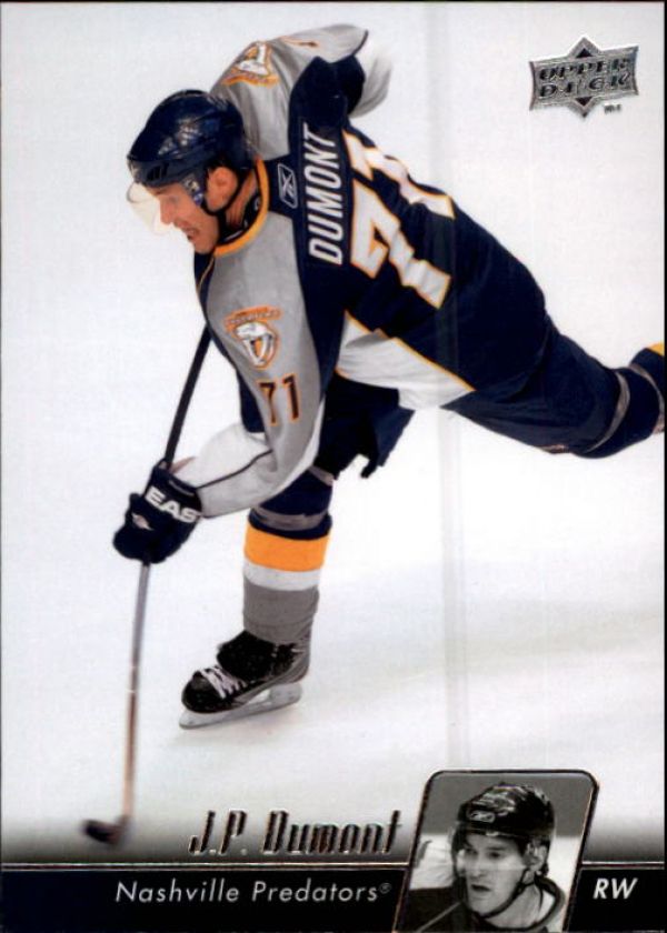 NHL 2010-11 Upper Deck - No 91 - J.P. Dumont