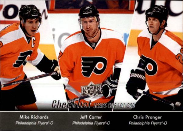 NHL 2010-11 Upper Deck - No 200 - Mike Richards / Jeff Certer / Chris Pronger