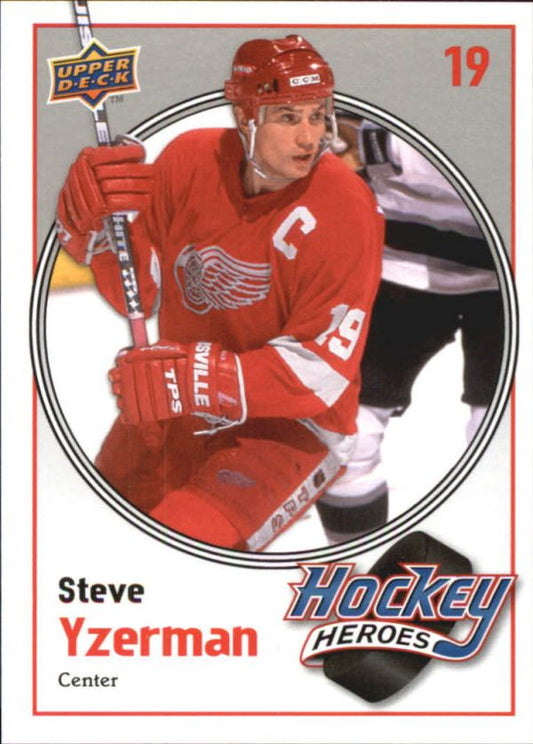 NHL 2010-11 Upper Deck Hockey Heroes Steve Yzerman - No HH2 - Steve Yzerman