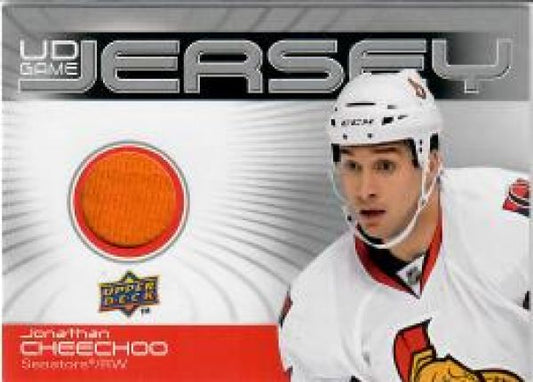 NHL 2010-11 Upper Deck Game Jerseys - No GJ-CH - Jonathan Cheechoo