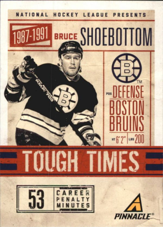 NHL 2011-12 Pinnacle Tough Times - No 4 - Bruce Shoebottom