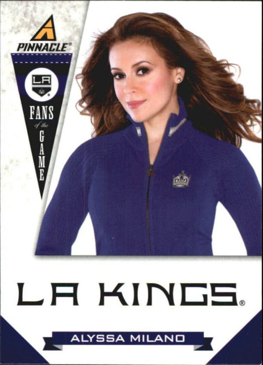 NHL 2011-12 Pinnacle Fans of the Game - No 7 - Alyssa Milano