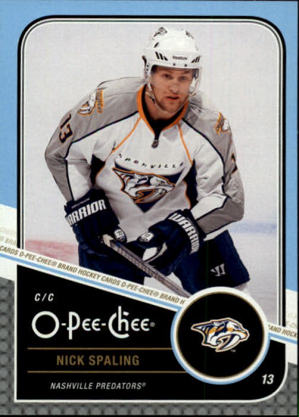 NHL 2011-12 O-Pee-Chee - No 109 - Nick Spaling