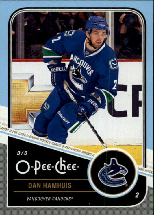 NHL 2011-12 O-Pee-Chee - No 406 - Dan Hamhuis