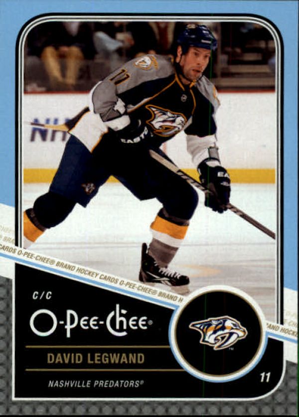 NHL 2011-12 O-Pee-Chee - No 460 - David Legwand