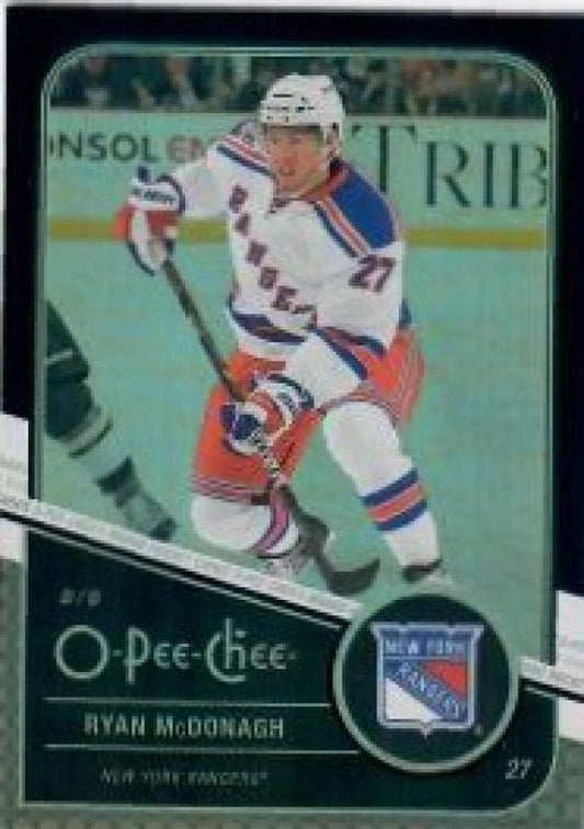 NHL 2011-12 O-Pee-Chee Black Rainbow - No 81 - Ryan McDonagh