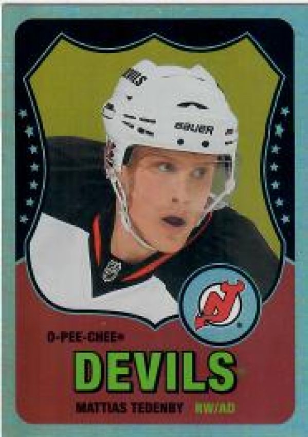 NHL 2010-11 O-Pee-Chee Retro Rainbow - No 614 - Mattias Tedenby