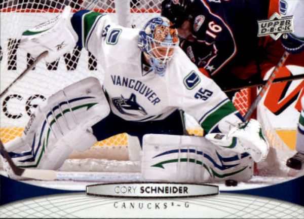 NHL 2011-12 Upper Deck - No 18 - Cory Schneider