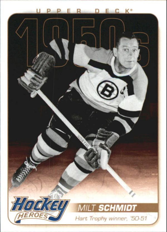 NHL 2011-12 Upper Deck Hockey Heroes - No HH6 - Milt Schmidt