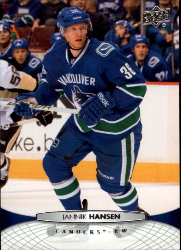 NHL 2011-12 Upper Deck - No 269 - Jannik Hansen