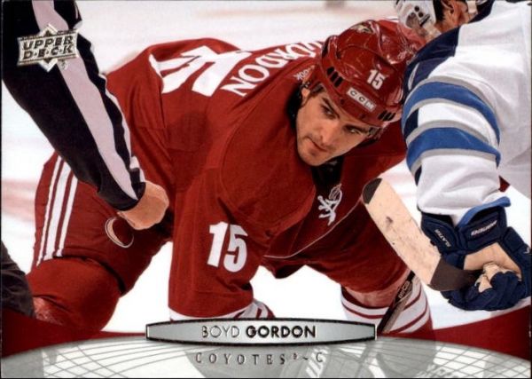 NHL 2011-12 Upper Deck - No 313 - Boyd Gordon