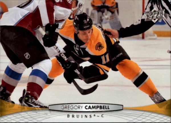 NHL 2011-12 Upper Deck - No 443 - Gregory Campbell