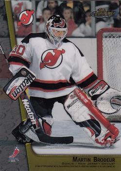 NHL 1998-99 Finest Double Sided Mystery Finest - No M23 - Martin Brodeur / Joe Sakic