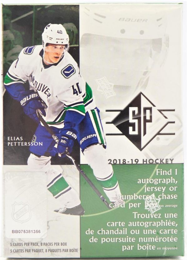 NHL 2018-19 Upper Deck SP Blaster Box