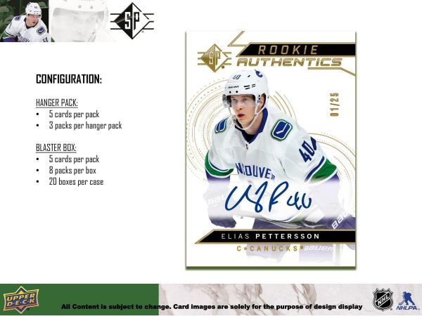 NHL 2018-19 Upper Deck SP Blaster Box