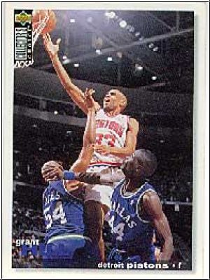 NBA 1995-96 Collector's Choice International German I - No 45 - Grant Hill