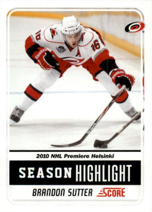 NHL 2011-12 Score - No 3 - Brandon Sutter