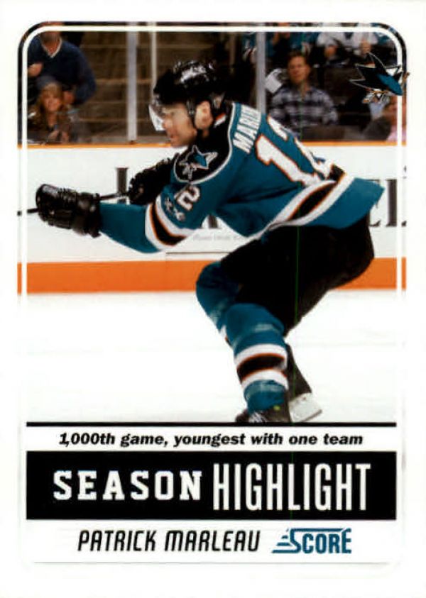 NHL 2011-12 Score - No 12 - Patrick Marleau