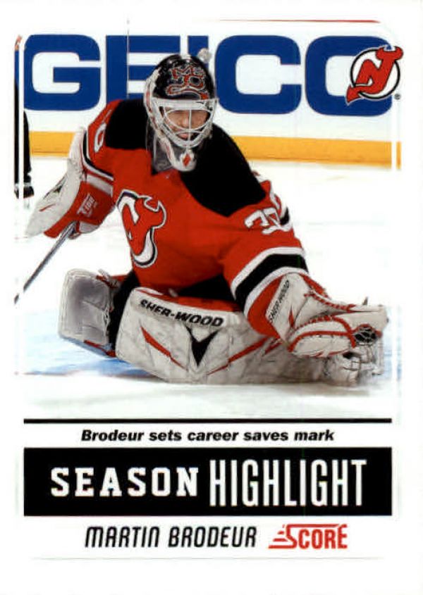 NHL 2011-12 Score - No 21 - Martin Brodeur