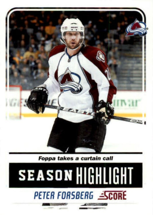 NHL 2011-12 Score - No 33 - Peter Forsberg