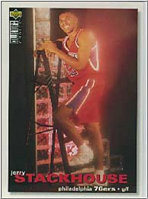 NBA 1995-96 Collector's Choice International German II - No 72 - Jerry Stackhouse