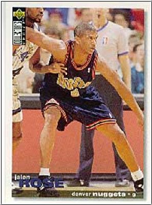 NBA 1995-96 Collector's Choice International German II - No 29 - Jalen Rose