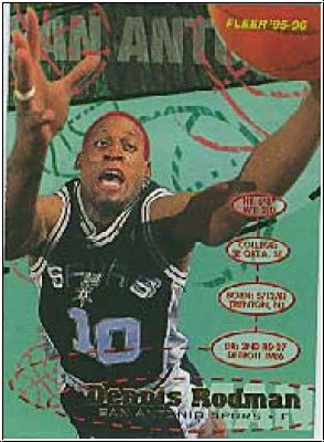 NBA 1995-96 Fleer - No 174 - Dennis Rodman