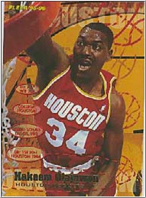 NBA 1995-96 Fleer - No 71 - Hakeem Olajuwon