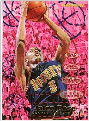 NBA 1995-96 Fleer - No 47 - Jalen Rose