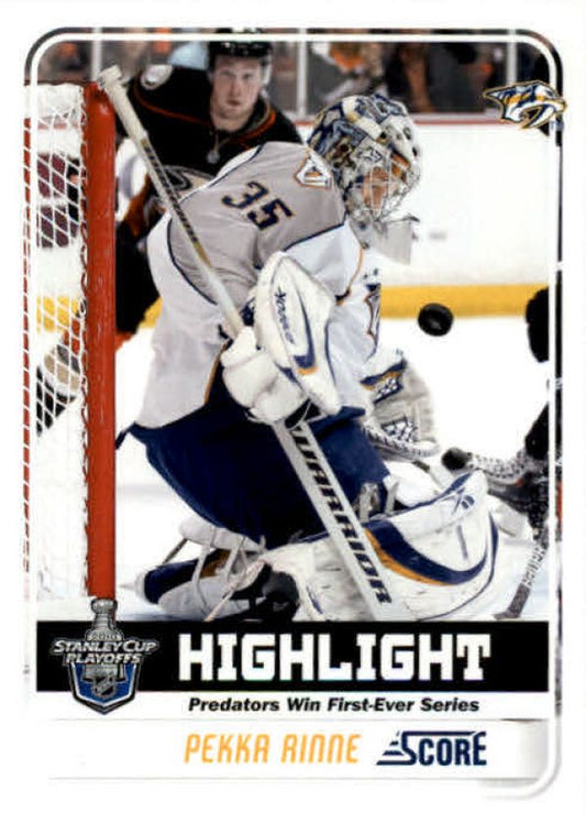 NHL 2011-12 Score - No 490 - Pekka Rinne