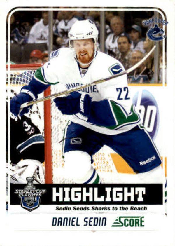 NHL 2011-12 Score - No 499 - Daniel Sedin