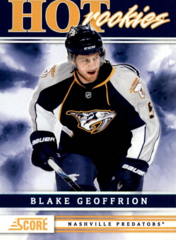 NHL 2011-12 Score - No 518 - Blake Geoffrion