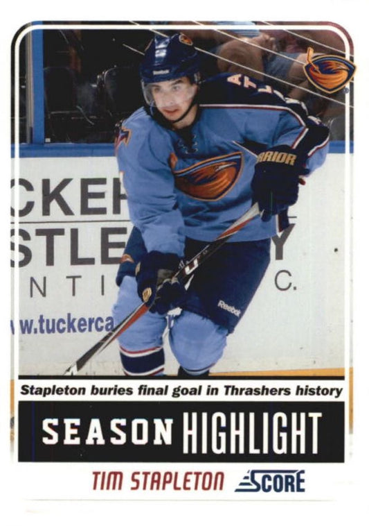 NHL 2011-12 Score Glossy - No 27 - Tim Stapleton