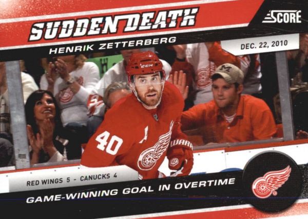 NHL 2011-12 Score Sudden Death - No 16 - Henrik Zetterberg