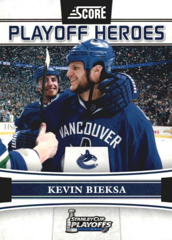 NHL 2011-12 Score Playoff Heroes - No 4 - Kevin Bieksa