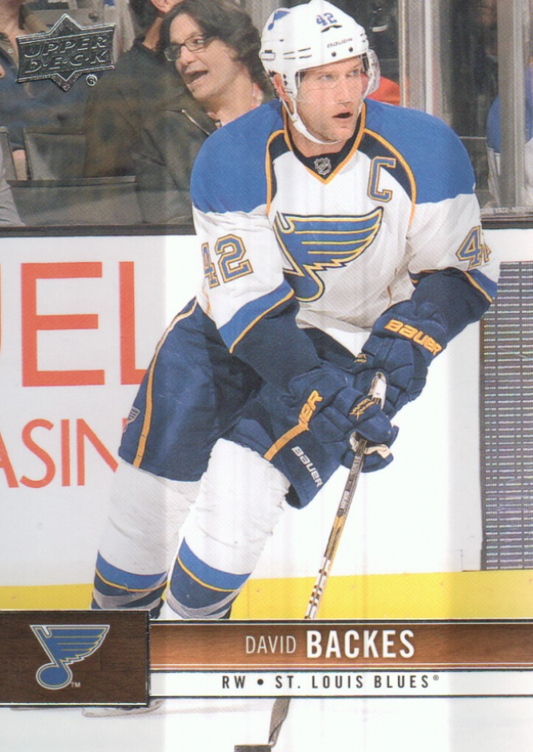 NHL 2012-13 Upper Deck - No 161 - David Backes