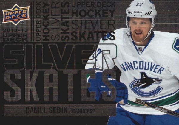 NHL 2012-13 Upper Deck Silver Skates - No SS29 - Daniel Sedin