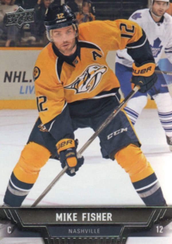 NHL 2013-14 Upper Deck - No. 341 - Mike Fisher