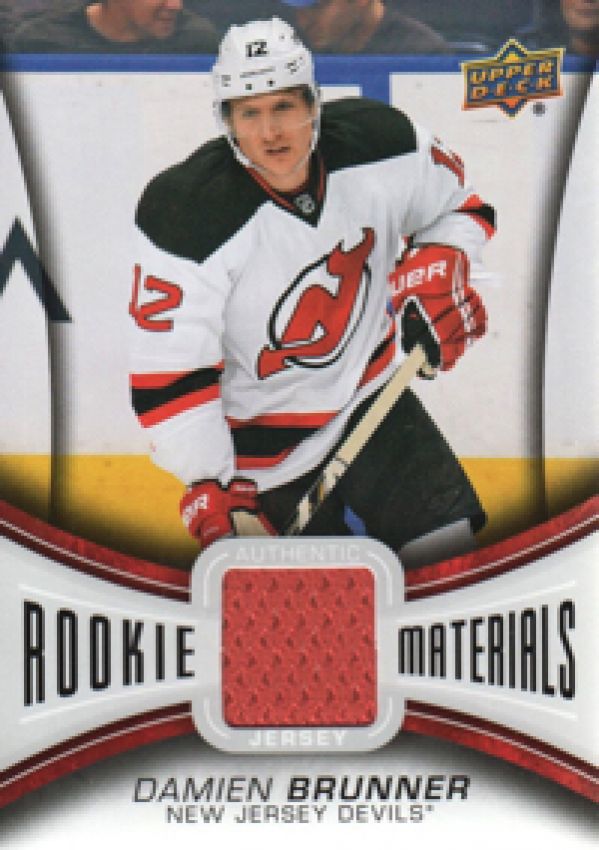 NHL 2013-14 Upper Deck Rookie Materials - No RM-DB - Damien Brunner