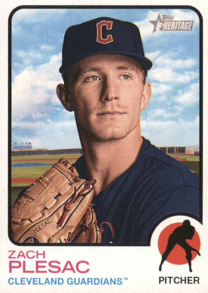 MLB 2022 Topps Heritage - No 240 - Zach Plesac