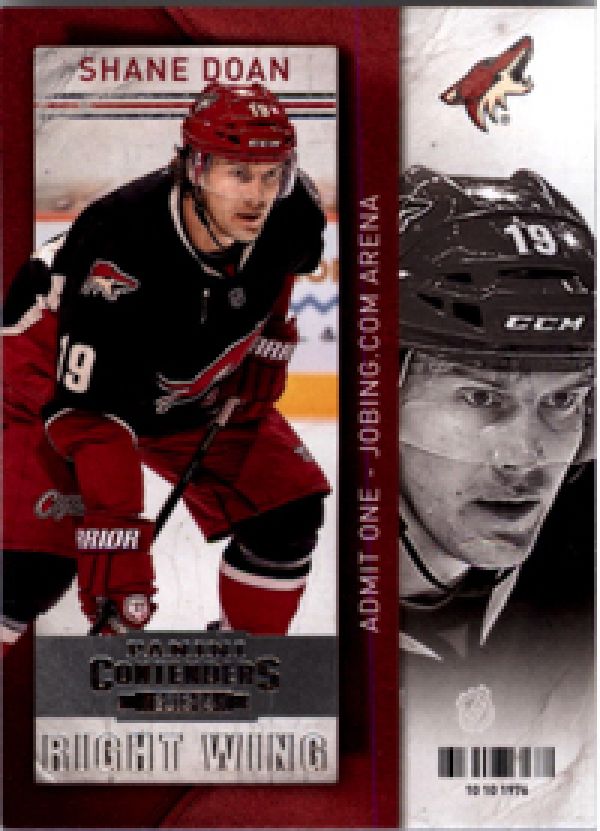 NHL 2013-14 Panini Contenders - No 19 - Shane Doan