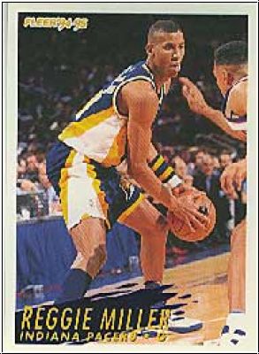 NBA 1994-95 Fleer European - No 97 - Reggie Miller