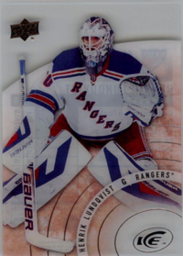 NHL 2014-15 Upper Deck Ice - No 64 - Henrik Lundqvist