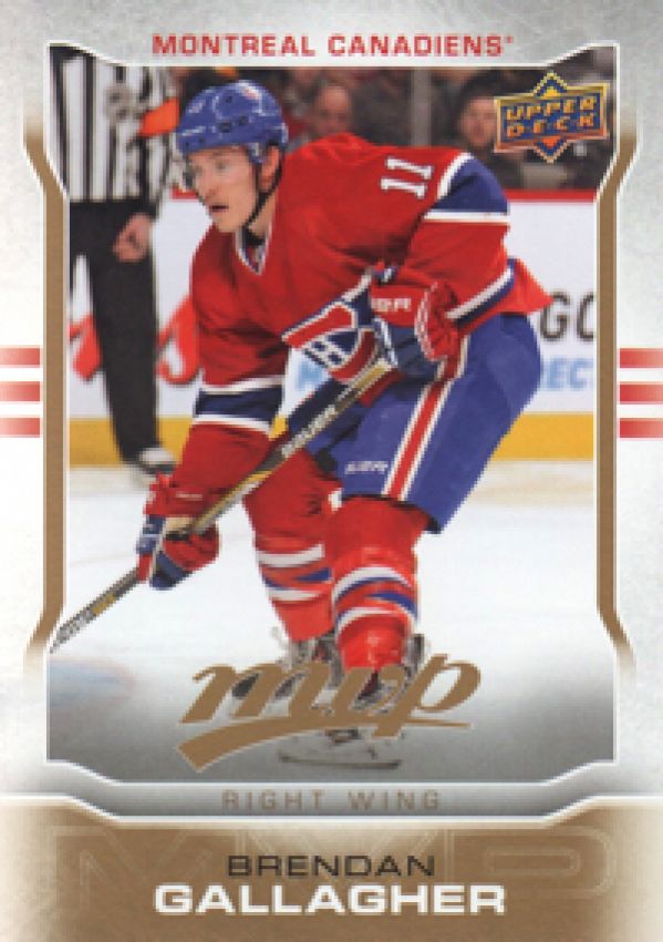 NHL 2014-15 Upper Deck MVP - No. 20 - Brendan Gallagher