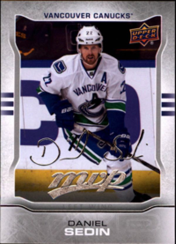 NHL 2014-15 Upper Deck MVP Silver Script - No 220 - Daniel Sedin