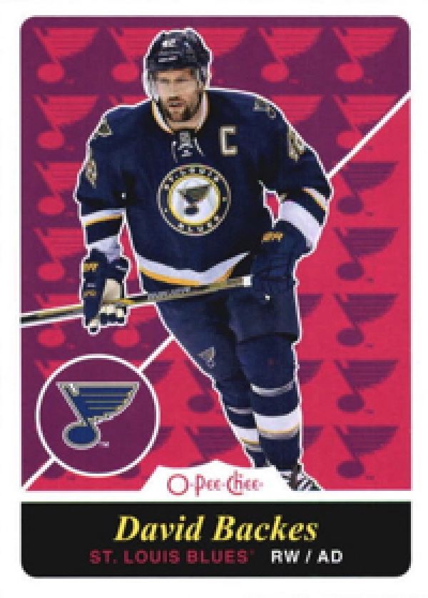 NHL 2015-16 O-Pee-Chee Retro - No 254 - David Backes