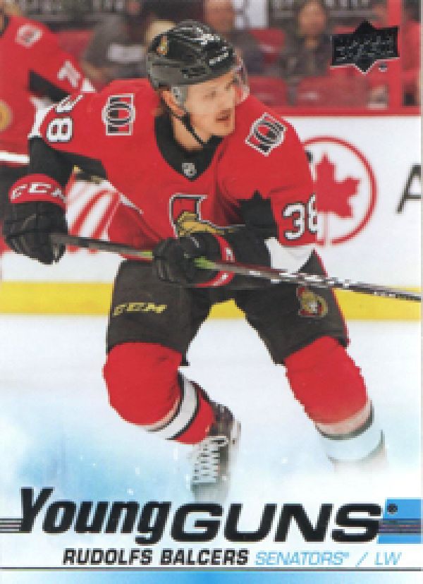 NHL 2019-20 Upper Deck - No 218 - Rudolfs Balcers